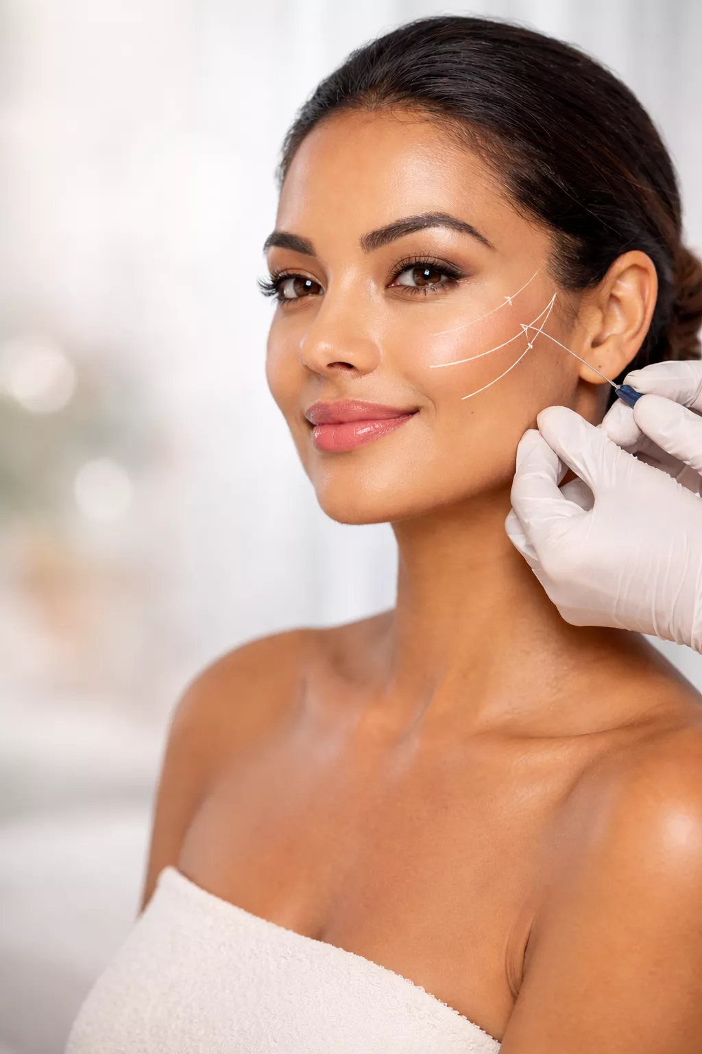 Fils Tenseurs visage paris medecin esthétique chez Laser Skin Paris